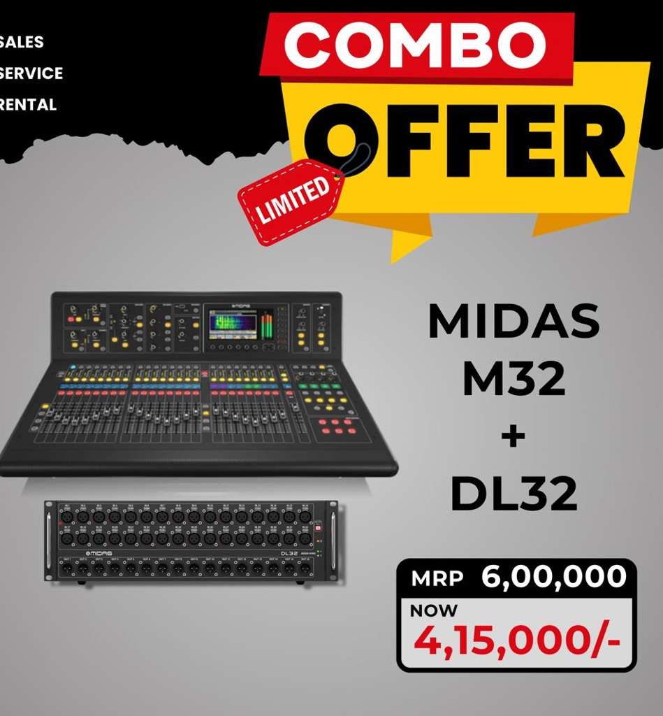MIDAS M32+ DL32 PACKAGE